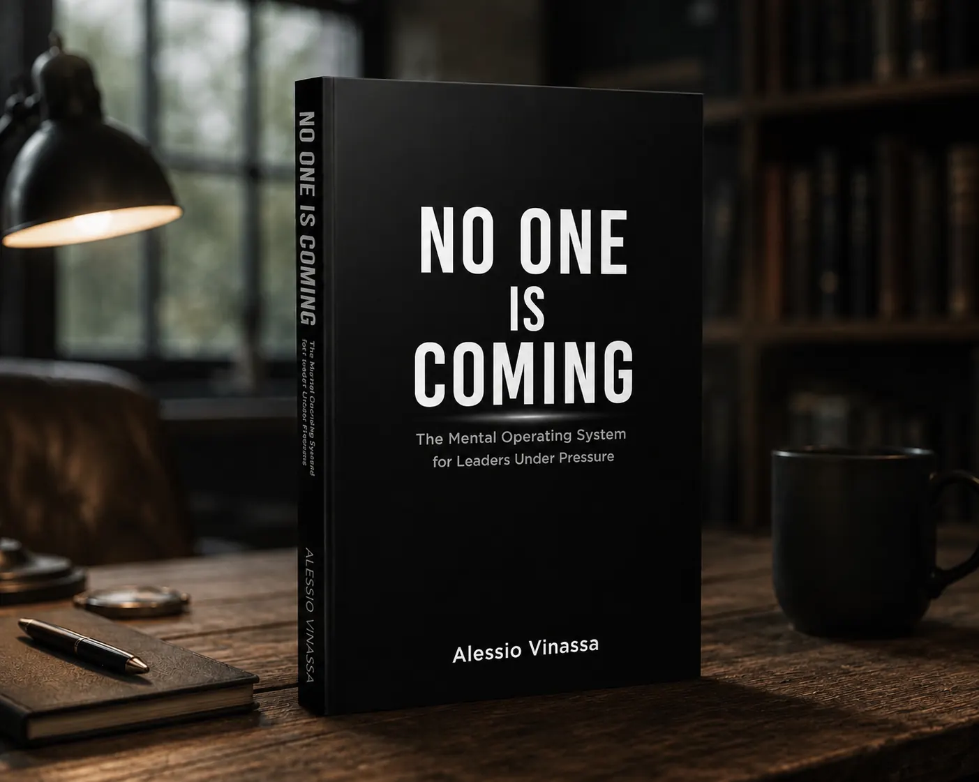 No One Is Coming — book cover by Alessio Vinassa